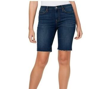 New Jessica Simpson Adored High Rise Slim Bermuda Denim Shorts